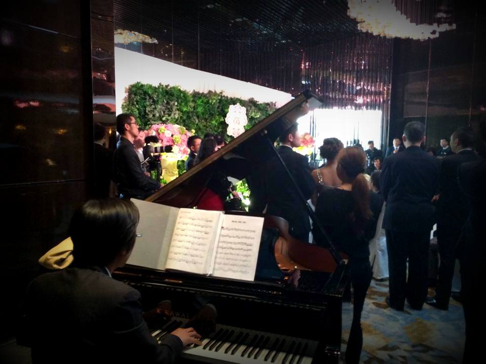 Unison Production Live Music band performance - Wedding Ceremony at Ritz Carlton - Jan15