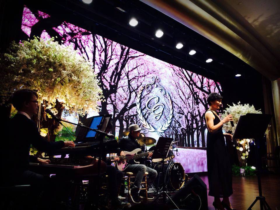 Unison Production Live Music band performance - Wedding in Grand Hyatt HK - Jan15