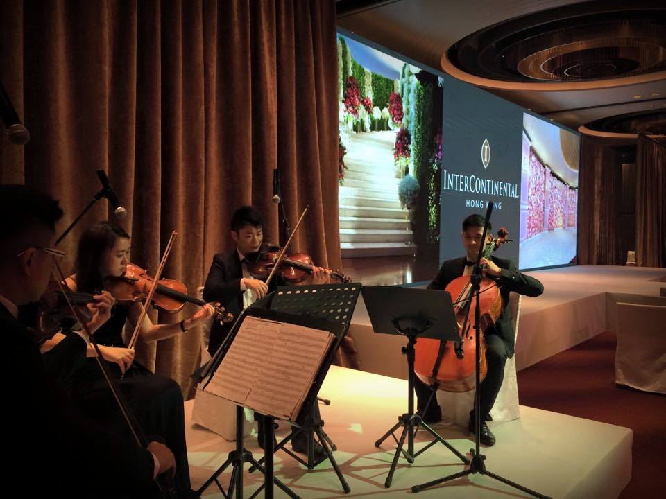 Unison Production Live Music band performance - The Luxury Wedding Showcase 2015 by Intercontinental HK