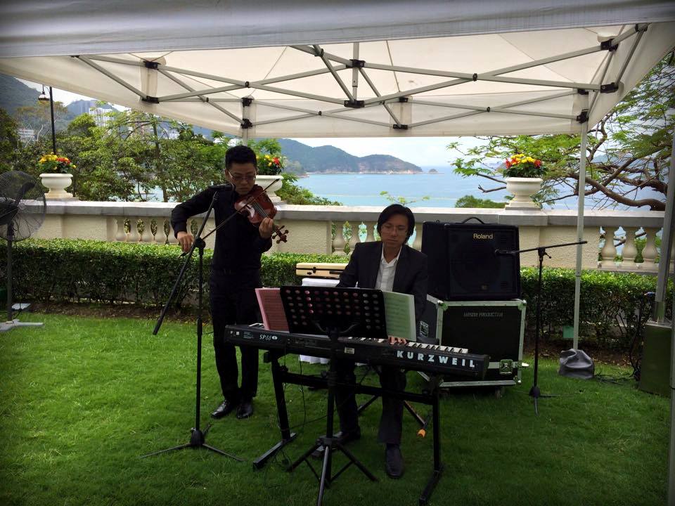 Unison Production Live Music band performance – Wedding ceremony (2 May 15)