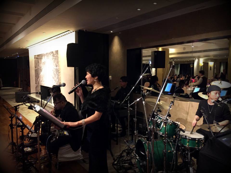 Unison Production Live Music band performance - Wedding dancing party in HK Country Club, Mar2016